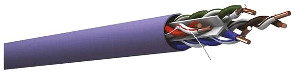 Sieťový kábel EMOS Dátový kábel UTP CAT 6 LSZH, 305 m Vlastnosti/technológia