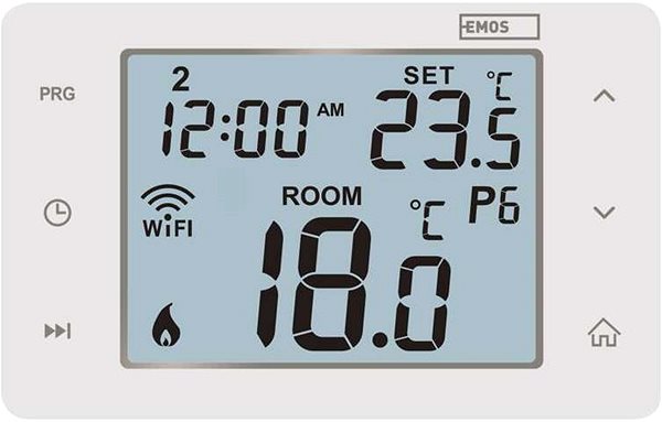 Thermostat EMOS GoSmart Digitales Raumthermostat P56201 mit WLAN ...