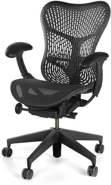 Office Chair Herman Miller Mirra with TriFlex Backrest - Black ...