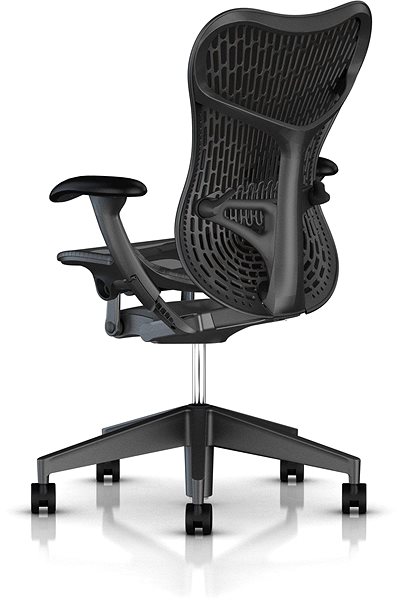 Office Chair Herman Miller Mirra with Backrest Butterfly, For Soft Floors - Black Back page