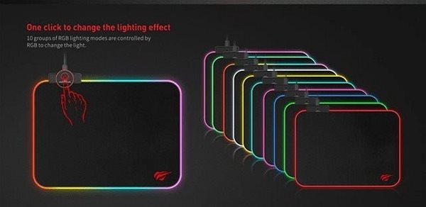Mouse Pad Havit Gamenote MP901 RGB Features/technology