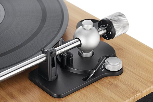 Turntable MARLEY Stir It Up Bluetooth - Signature Black, retro turntable made from natural materials Features/technology
