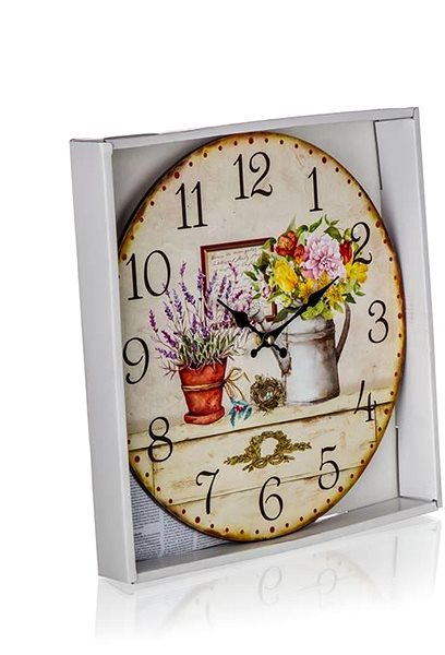 Wall Clock HOME DECOR Wall Clock Flower mix 34 cm ...