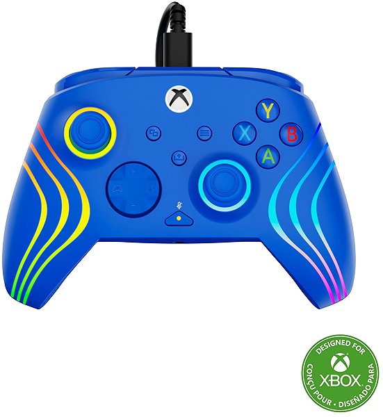 Gamepad Turtle Beach Afterglow Wave, RGB XBOX/PC - blue ...