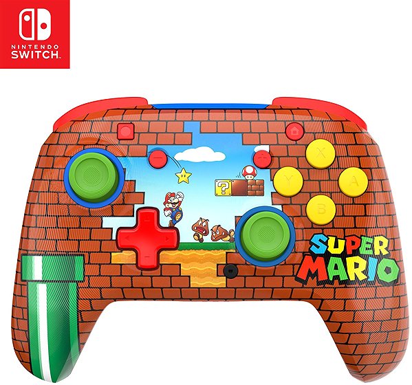 Gamepad Turtle Beach Rematch Wires Nintendo Switch 2 - Reveal - Mario Bricks ...