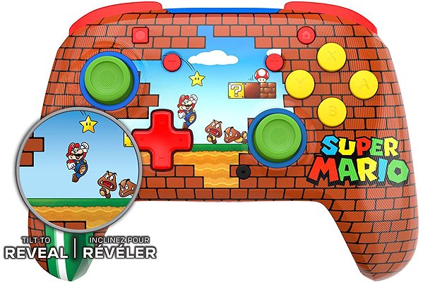 Gamepad Turtle Beach Rematch Wires Nintendo Switch 2 - Reveal - Mario Bricks ...