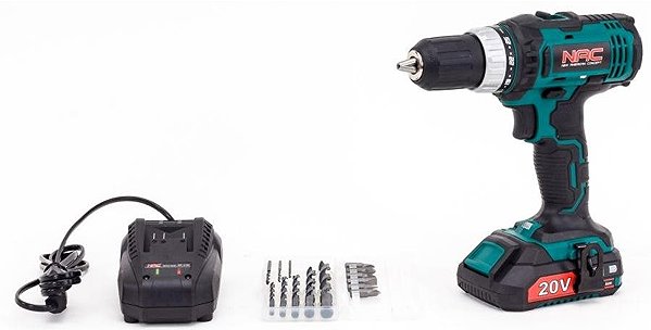 Cordless Drill NAC CDB1-LI-20 V ...