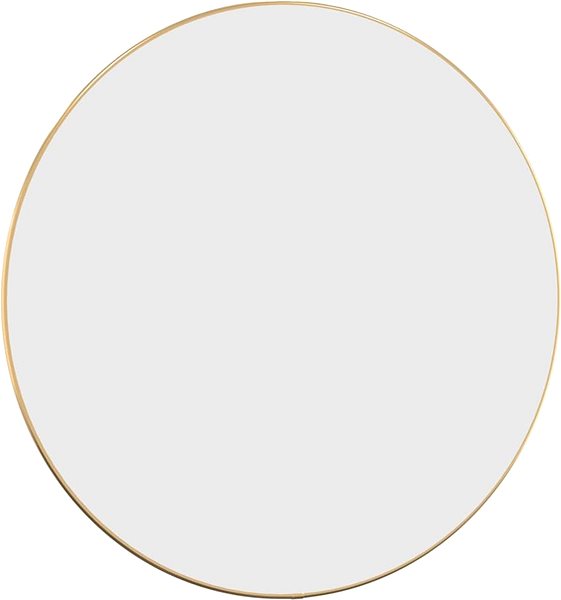 Zrkadlo Shumee Nástenné okrúhle zlaté 60 cm ...