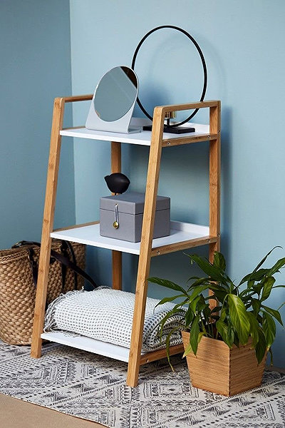Shelving Unit WENKO Finja three-level shelf rack ...