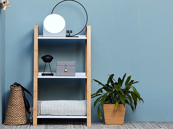 Shelving Unit WENKO Finja three-level shelf rack ...