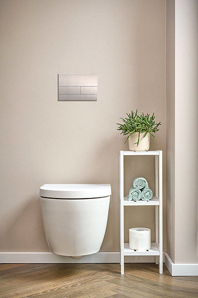 Shelving Unit ZELLER Bathroom shelf made of MDF, 22 × 22 × 65 cm ...