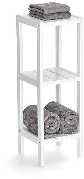 Shelving Unit ZELLER Bathroom shelf made of MDF, 22 × 22 × 65 cm ...