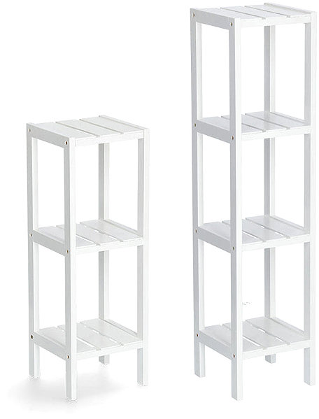 Shelving Unit ZELLER Bathroom shelf made of MDF, 22 × 22 × 65 cm ...