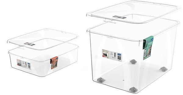 Aufbewahrungsbox ROTHO lona Aufbewahrungsbox 12 l transparent ...