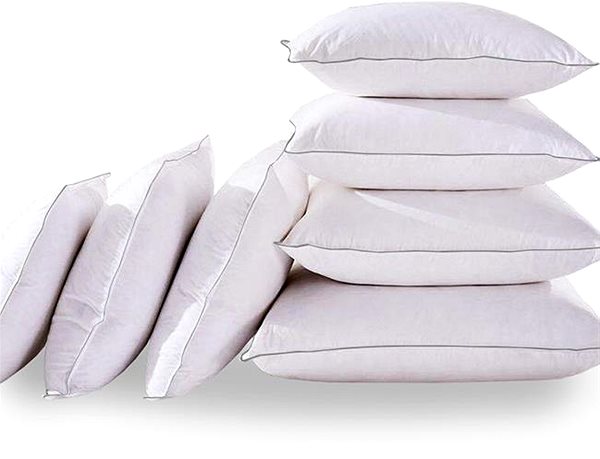 Polštář 4sleep Luxusní polštář prachové peří Silver 70 × 90 cm, 1600 g ...