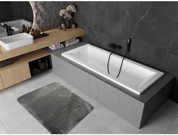 Kúpeľňová predložka BO-MA Rabbit new dark grey 50 × 80 cm ...