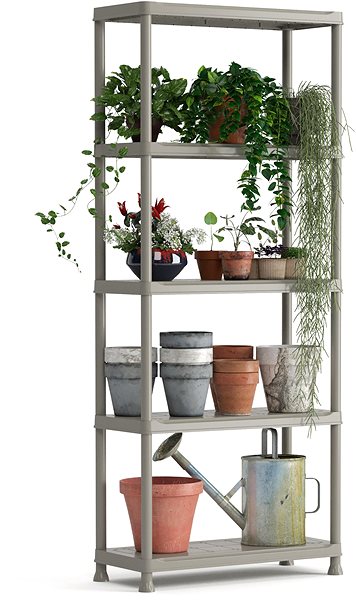 Shelving Unit KETER Plastic shelf Planet 75/5 176 x 75 x 32 cm ...
