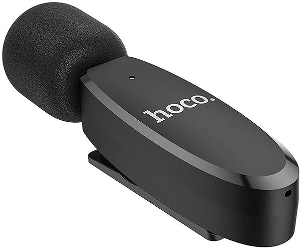 Microphone Hoco L155 Lavalier Lightning, black .