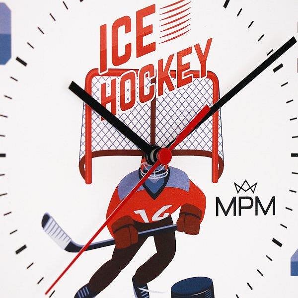 Nástenné hodiny MPM Hokej E01M.4270.20 ...