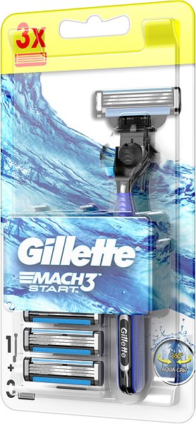 Razor GILLETTE Mach3 Start + Heads 3 Pcs ...