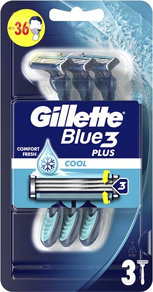 Holicí strojek GILLETTE Blue3 Plus Cool holicí strojek 3 ks ...