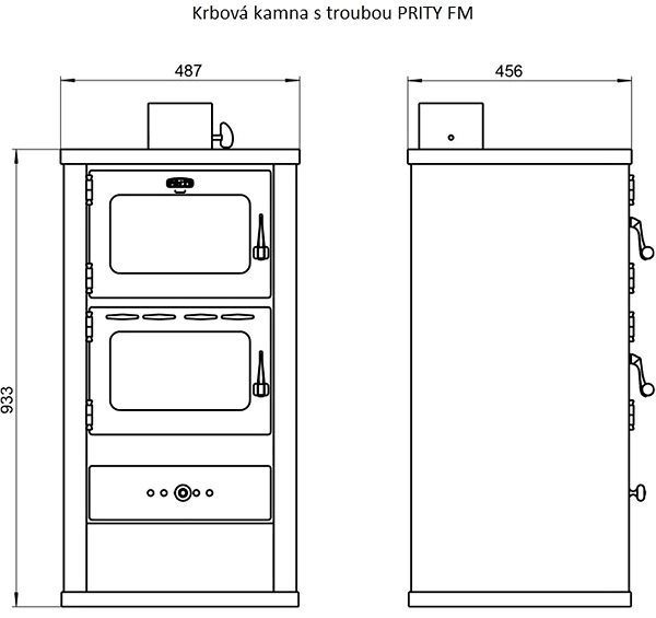 Wood Stove PRITY FM Technical draft