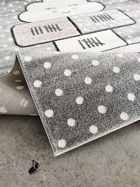 Szőnyeg Vopi Smart Kids 22604 grey 160 × 230 cm ...