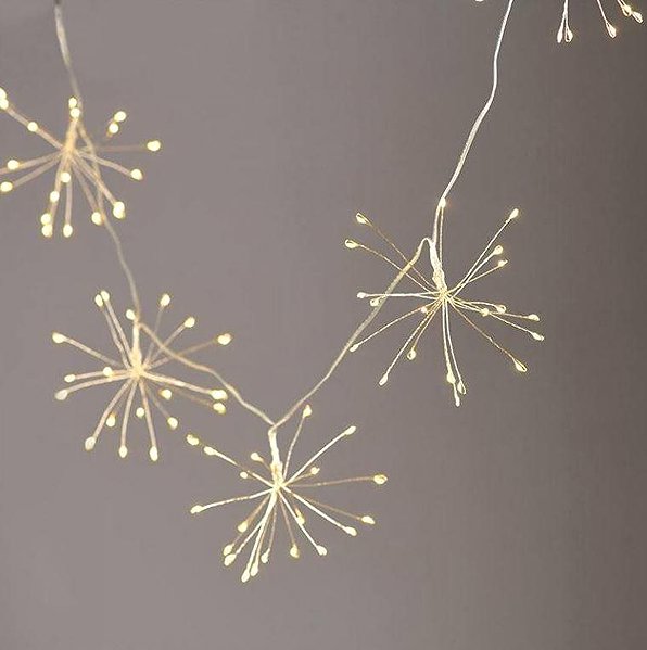 Fényfüzér ACA Lighting Starburst, melegfehér, 4,2 m, IP44 ...