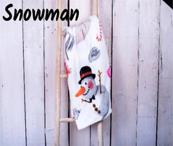 Deka Jahu Micro deka tlač 150 × 200 cm Snowman ...