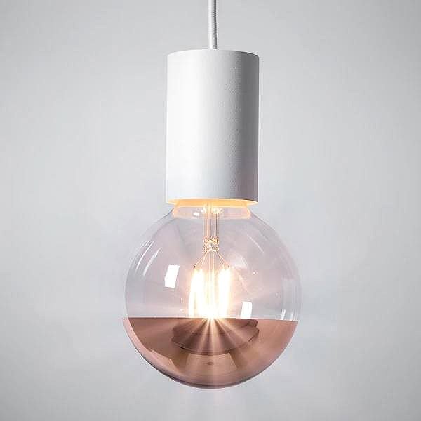 LED bulb Diolamp LED Filament mirror bulb A60 8W/230V/E27/2700K/900Lm/180°/DIM, copper top .