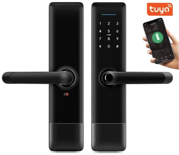 BOT Smart door handle Tuya Smart / Smart Life H3 black .