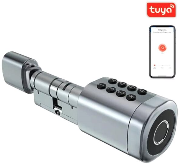 Cylinder BOT Smart lock Tuya Smart / Smart Life L2 silver ...