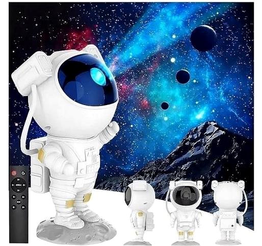 Stolní lampa Hvězdný projektor - Astronaut ...