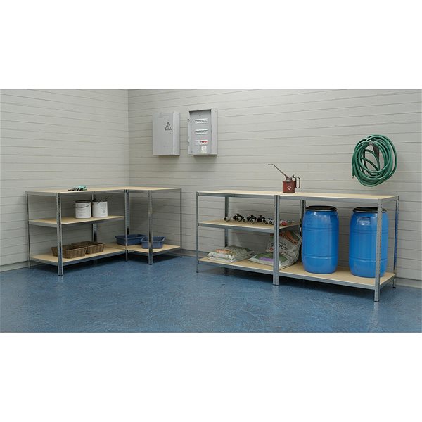 Shelving Unit Linder Exclusiv Metal shelf 180 × 90 × 40 cm 5 shelves ...