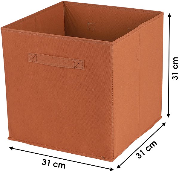 Aufbewahrungsbox Dochtmann Callax Box, Aufbewahrung, Textil, orange, 31 × 31 × 31 cm ...