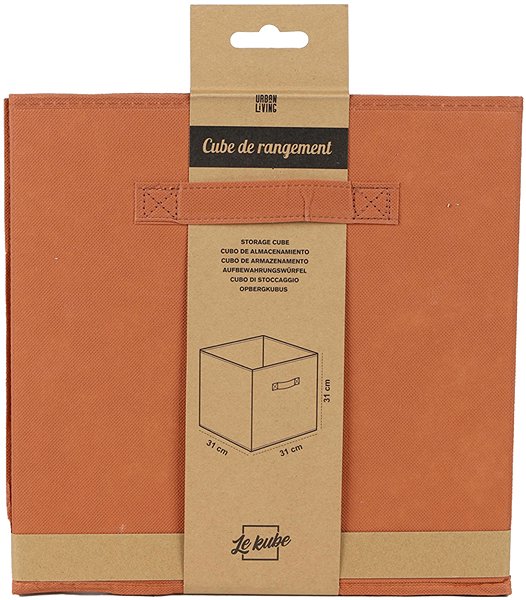 Aufbewahrungsbox Dochtmann Callax Box, Aufbewahrung, Textil, orange, 31 × 31 × 31 cm ...