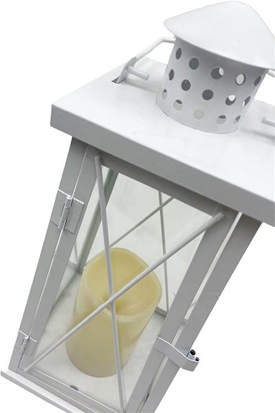 Lucerna Prodex Lampa plechová s LED svíčkou 37 × 15 cm ...