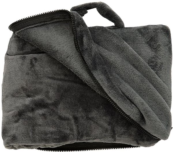 Pléd Cabeau Fold'n Go™ mikroszálas utazótakaró, szürke ...