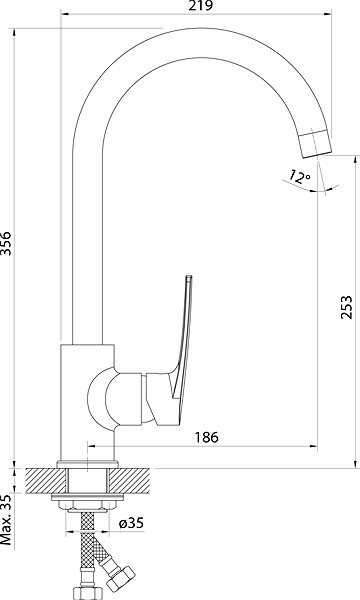 Tap SAMONA Sink mixer Korana chrome ...