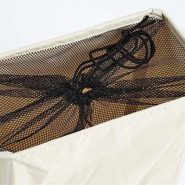 Wäschekorb ZELLER Wäschekorb aus Polyester, 20 × 40 × 56 cm beige ...