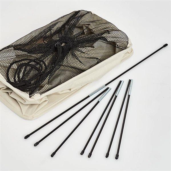 Wäschekorb ZELLER Wäschekorb aus Polyester, 20 × 40 × 56 cm beige ...