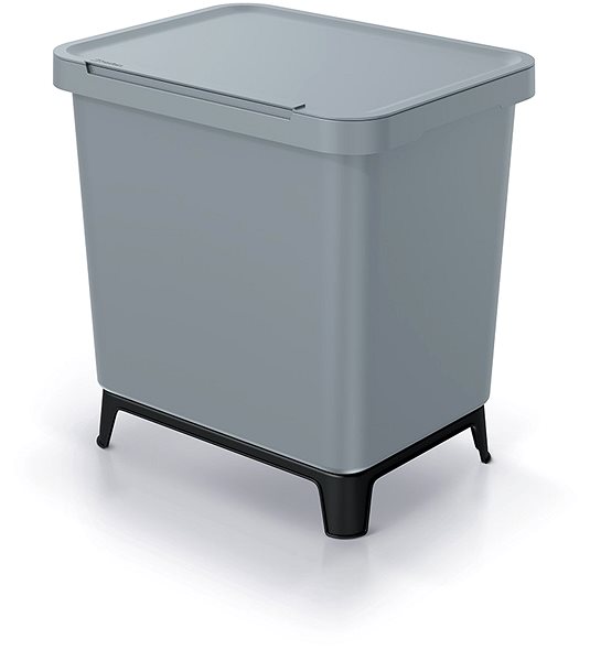 Rubbish Bin Prosperplast Waste bin Systema light grey 2 × 10 l ...