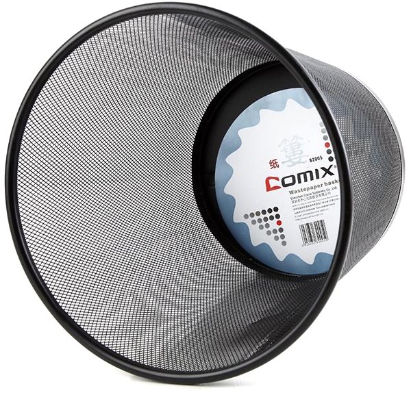 Rubbish Bin COMIX B2005 Metal waste bin, 14 l, black ...