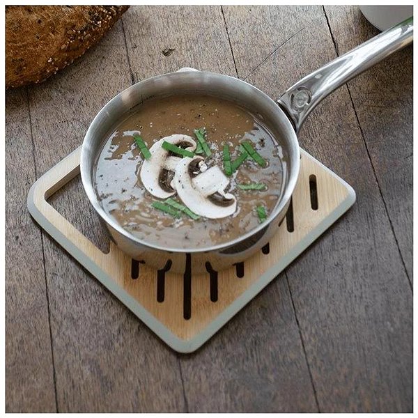 Pot mat Pebbly NBA234 Bamboo pot mat .