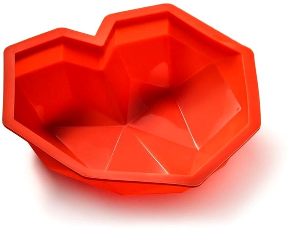 Baking Mould Alum Silicone 3D baking mould in the shape of a heart ...