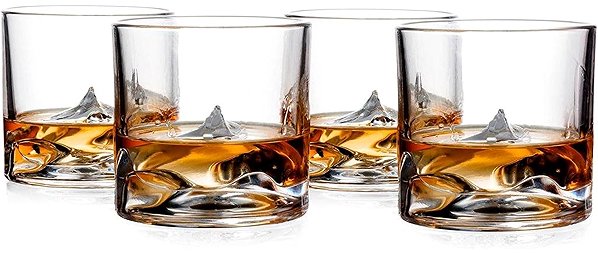 Glas LIITON Whiskygläser 270 ml 4 Stück Everest ...