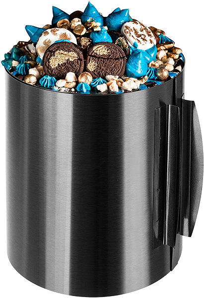 Baking Mould Ruhhy 24619 Adjustable cake tin round, stainless steel, 16 - 30 cm, height 20 cm ...