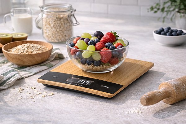 DOCHTMANN Kitchen Scale Digital kitchen scale 21.5 × 2 × 15cm.