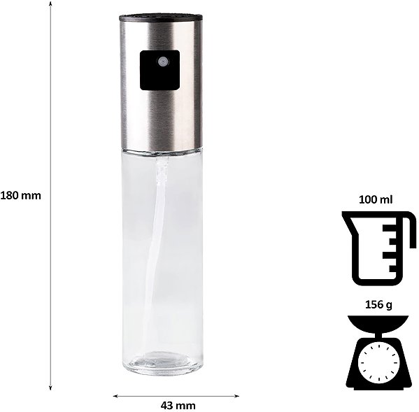 Menage DuraHome Zerstäuber OLIVE, 100 ml, silber ...
