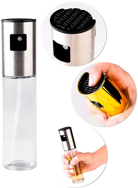 Menage DuraHome Zerstäuber OLIVE, 100 ml, silber ...
